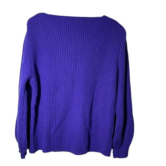 Raquel Allegra 100% cashmere ribbed sweater purple size 1 US size Small - Picture 3 of 8